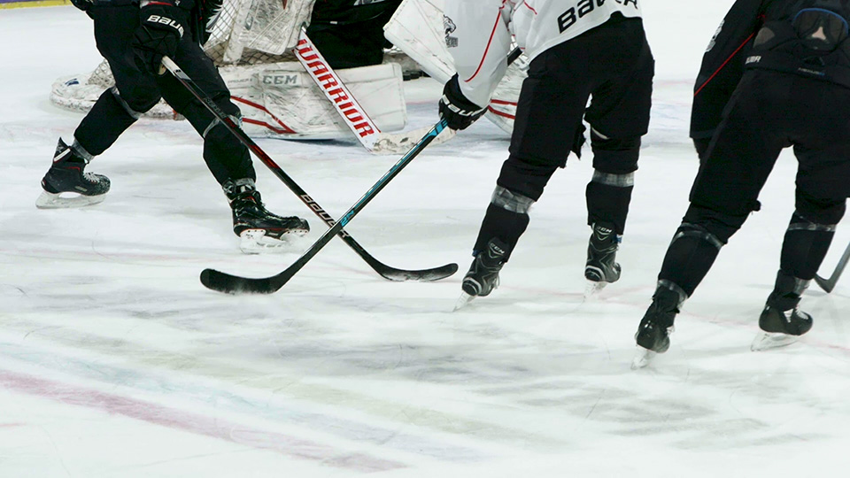 Fraunhofer Wissenschaftspreis 2019 - Nahaufnahme während eines Eishockeyspiels