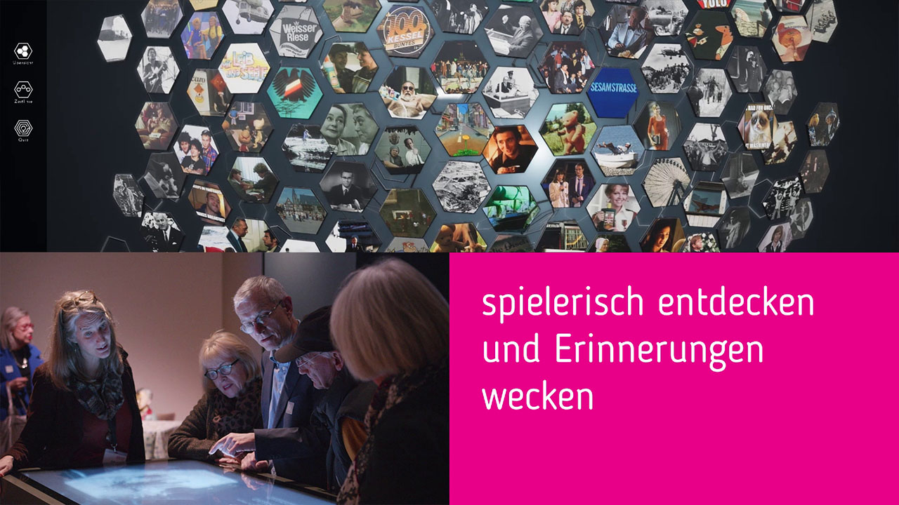 Ausschnitt aus Making-Of - Museum Frankfurt Vergessen Interaktiver Tisch - Splitscreen 